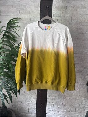 Big Bud Press Multicolor tie Dye Tag Crewneck Cotton Sweatshirt Size L